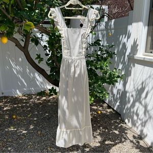 NEW Christy Dawn Claire Dress, Romantic Cottage, NWT, Size Small, Grey Pinstripe